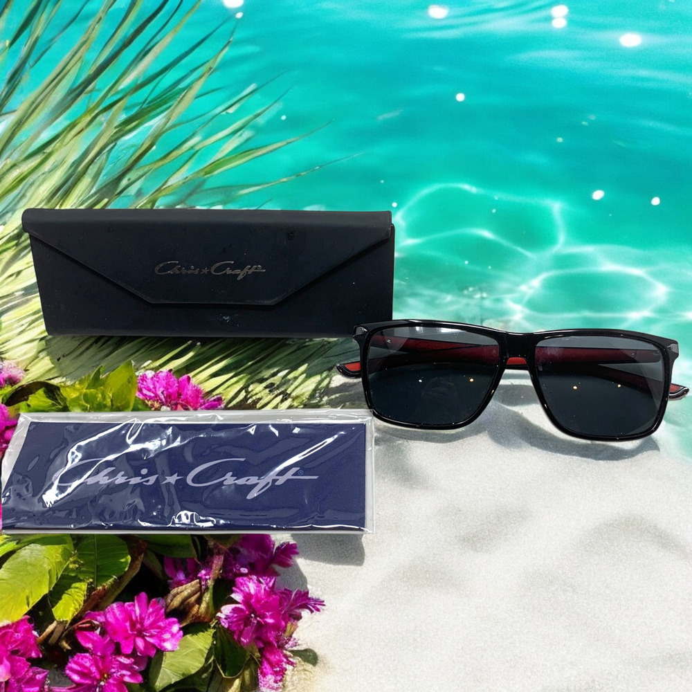 Chris Craft Constellation Sunglasses Frames Only Full Rim CF3003 58-13-145 Case